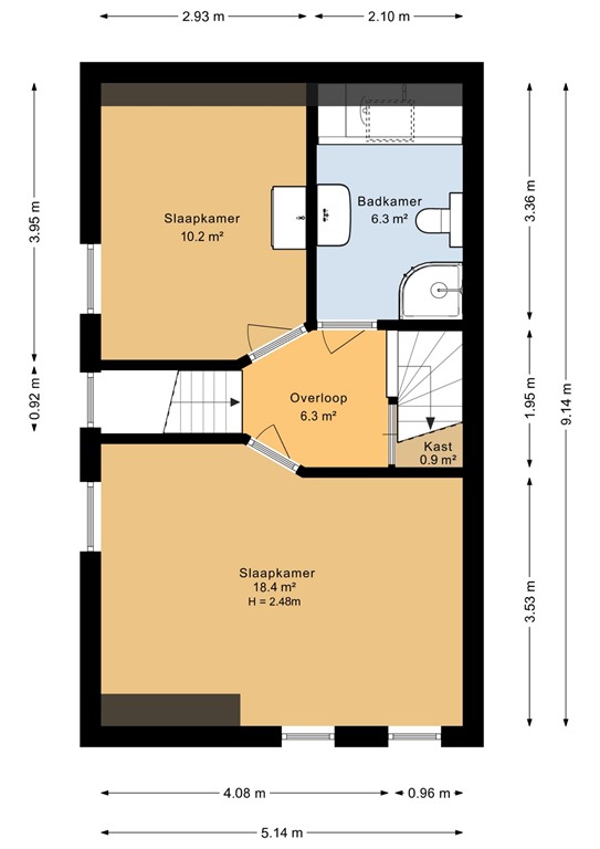mediumsize floorplan